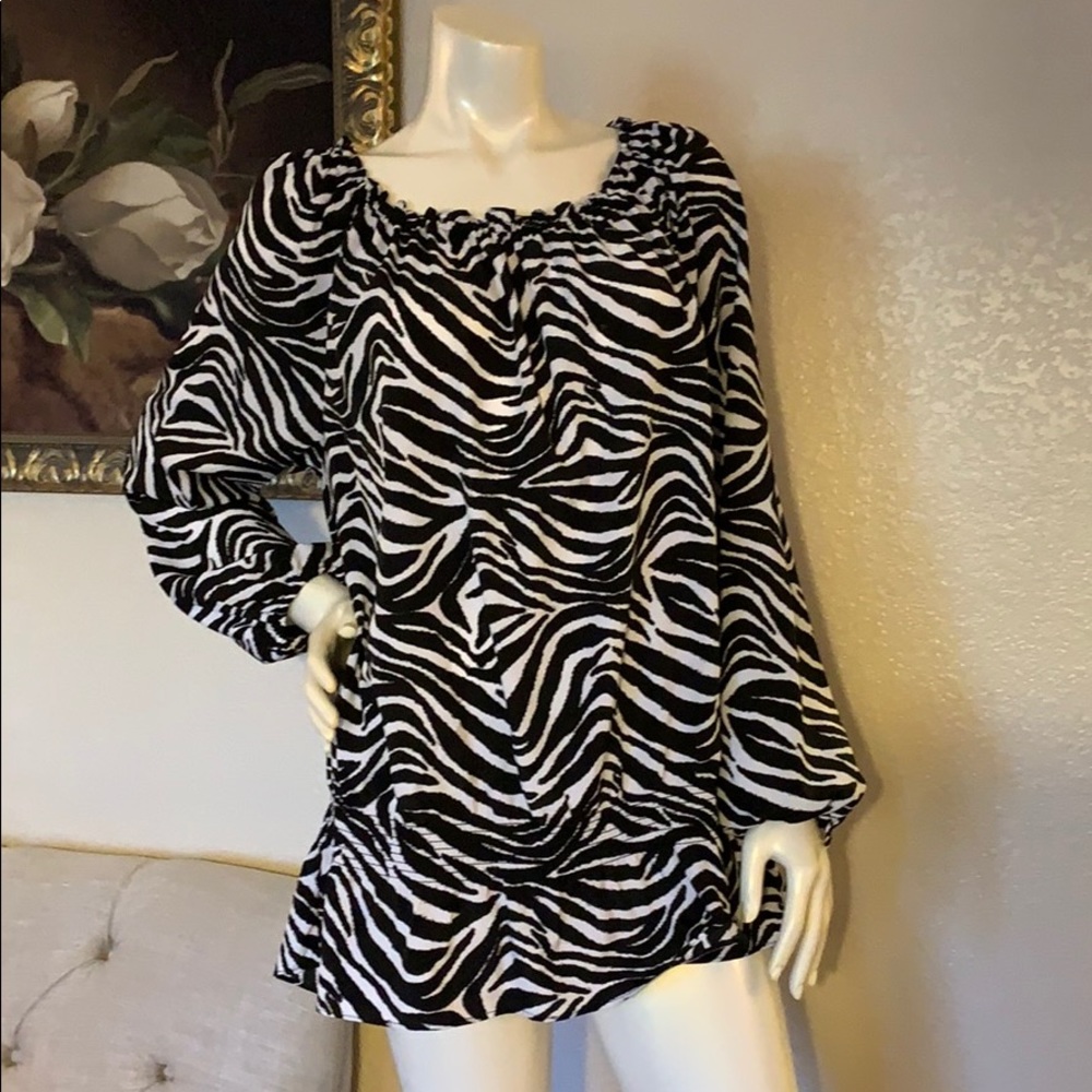 Michael Kors zebra top
